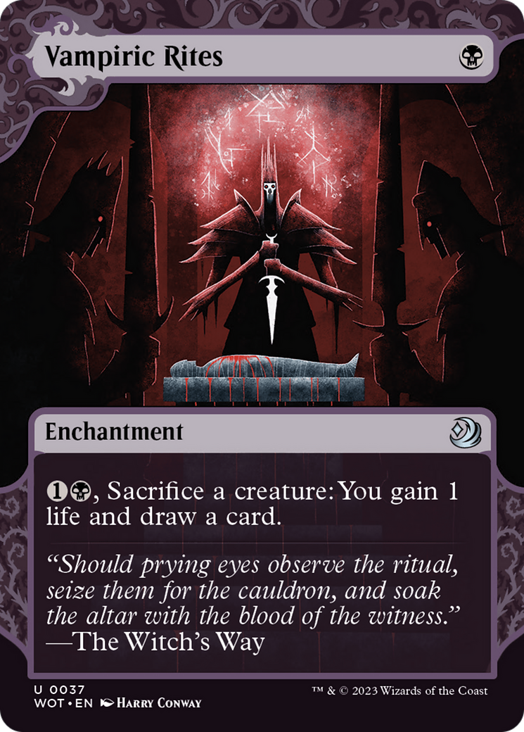 Vampiric Rites [Wilds of Eldraine: Enchanting Tales] Foil