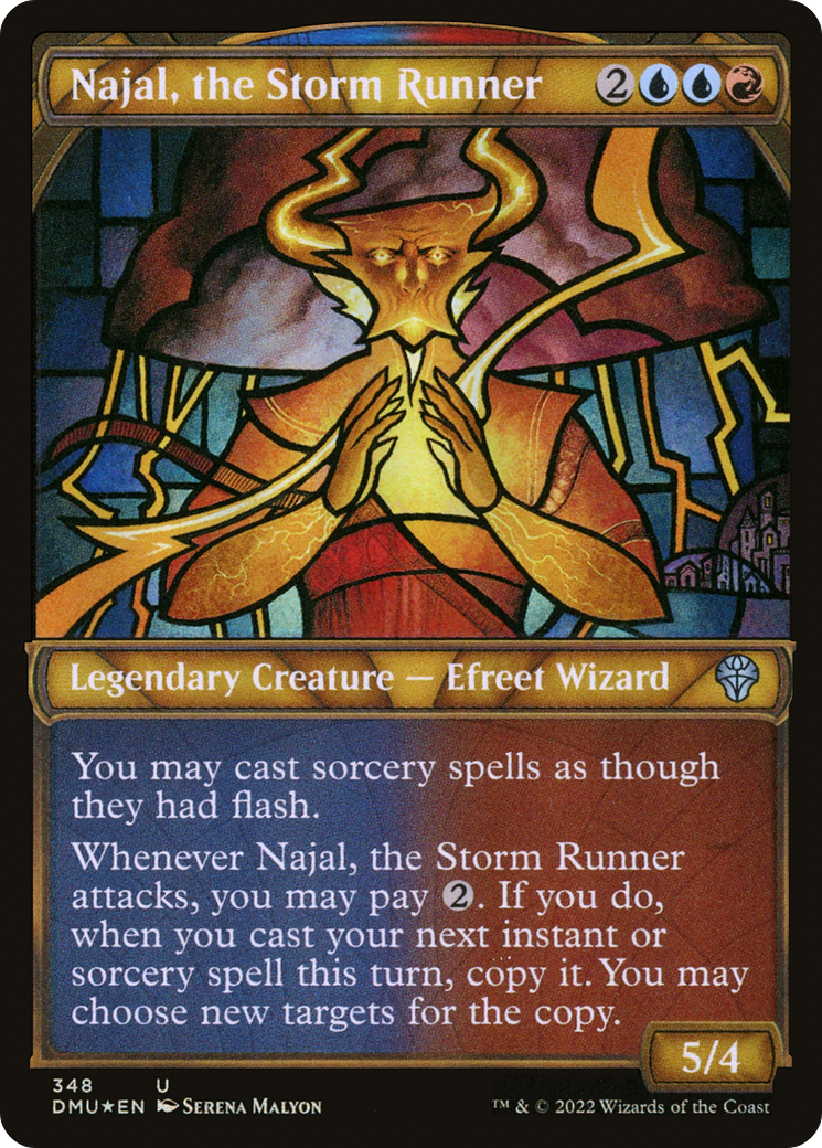 Najal, the Storm Runner (Showcase Textured) [Dominaria United]