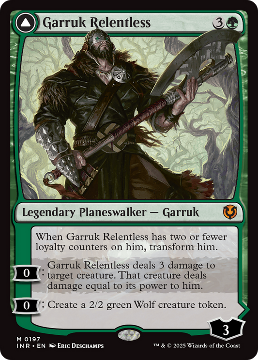 Garruk Relentless (197) - Innistrad Remastered