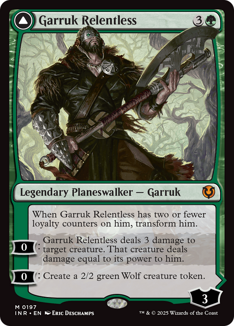 Garruk Relentless Foil (197) - Innistrad Remastered