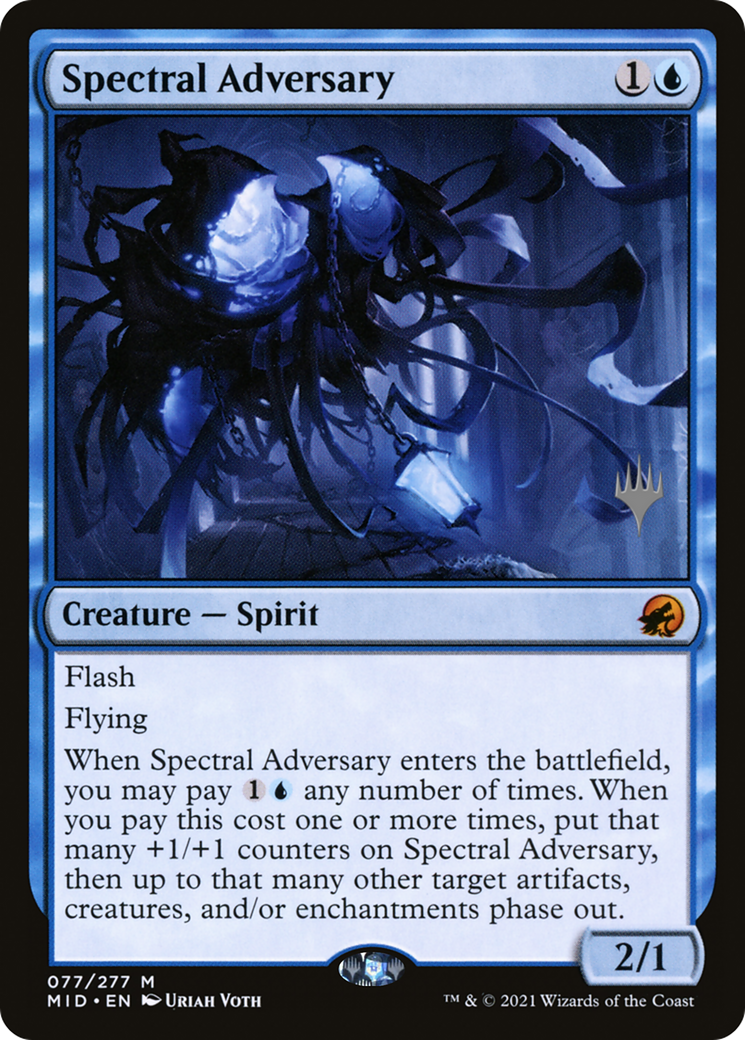 Spectral Adversary (Promo Pack) [Innistrad: Midnight Hunt Promos] | Silver Goblin