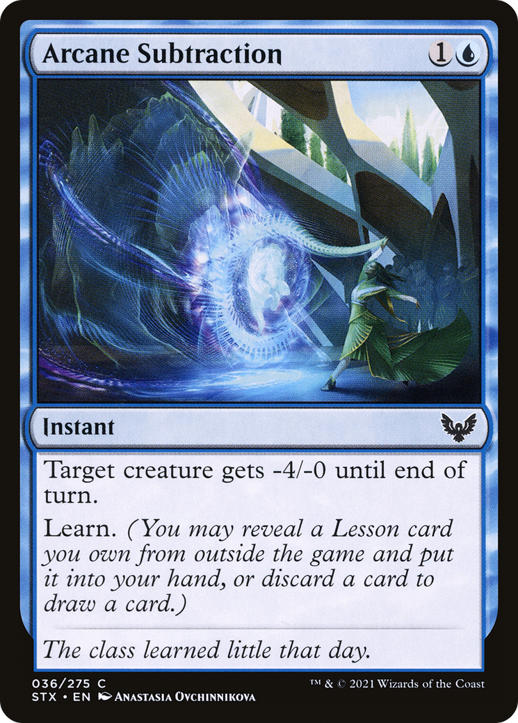 Arcane Subtraction [Strixhaven: School of Mages]