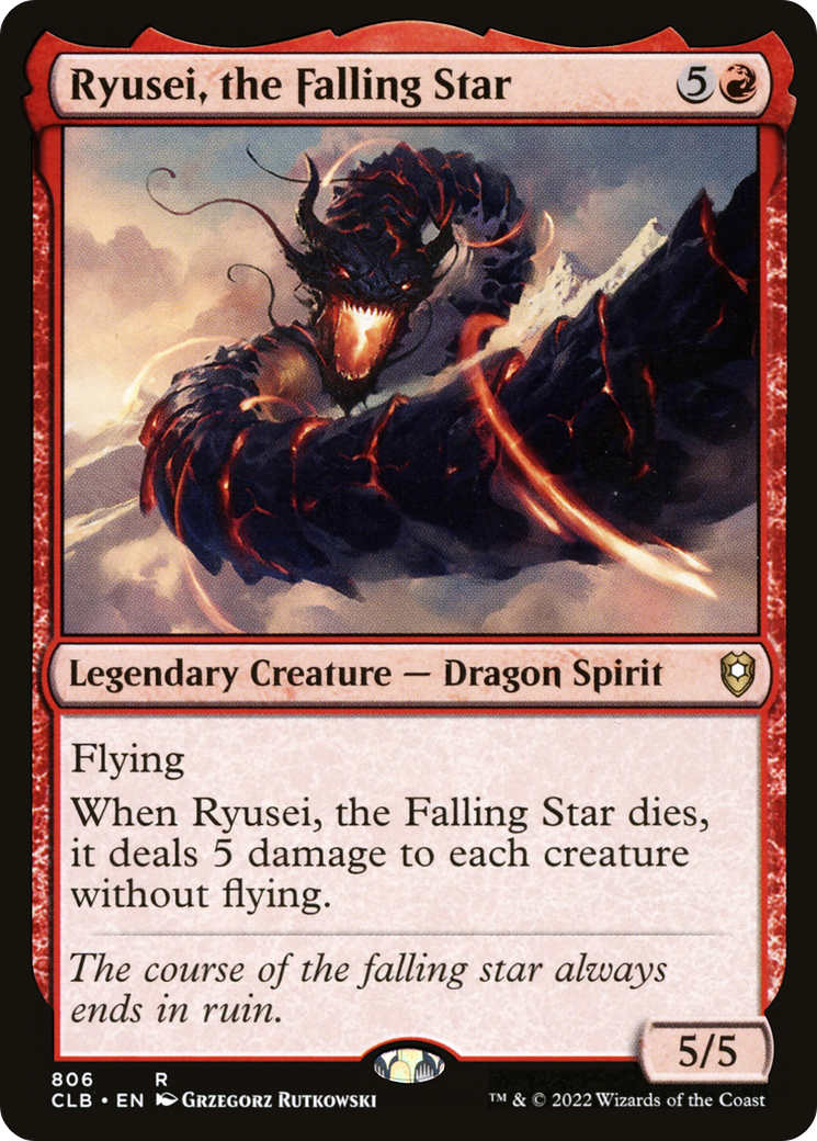 Ryusei, the Falling Star [Commander Legends: Battle for Baldur's Gate] | Silver Goblin