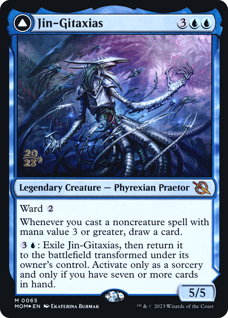 Jin-Gitaxias // The Great Synthesis [March of the Machine Prerelease Promos] | Silver Goblin