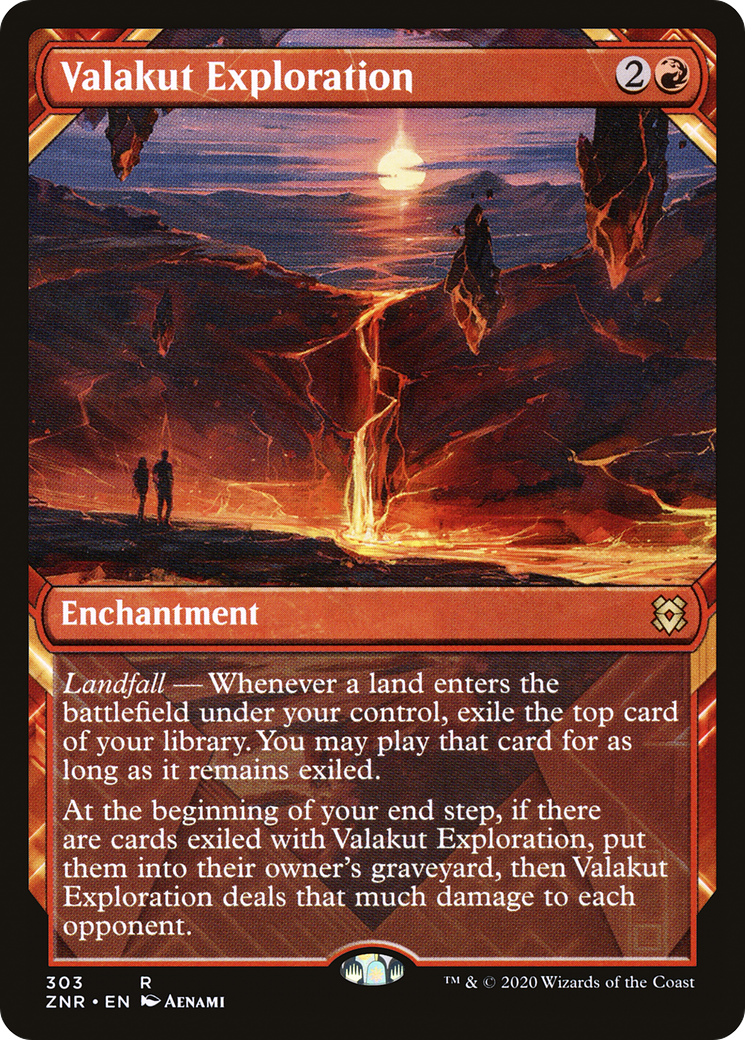 Valakut Exploration (Showcase) [Zendikar Rising] Foil