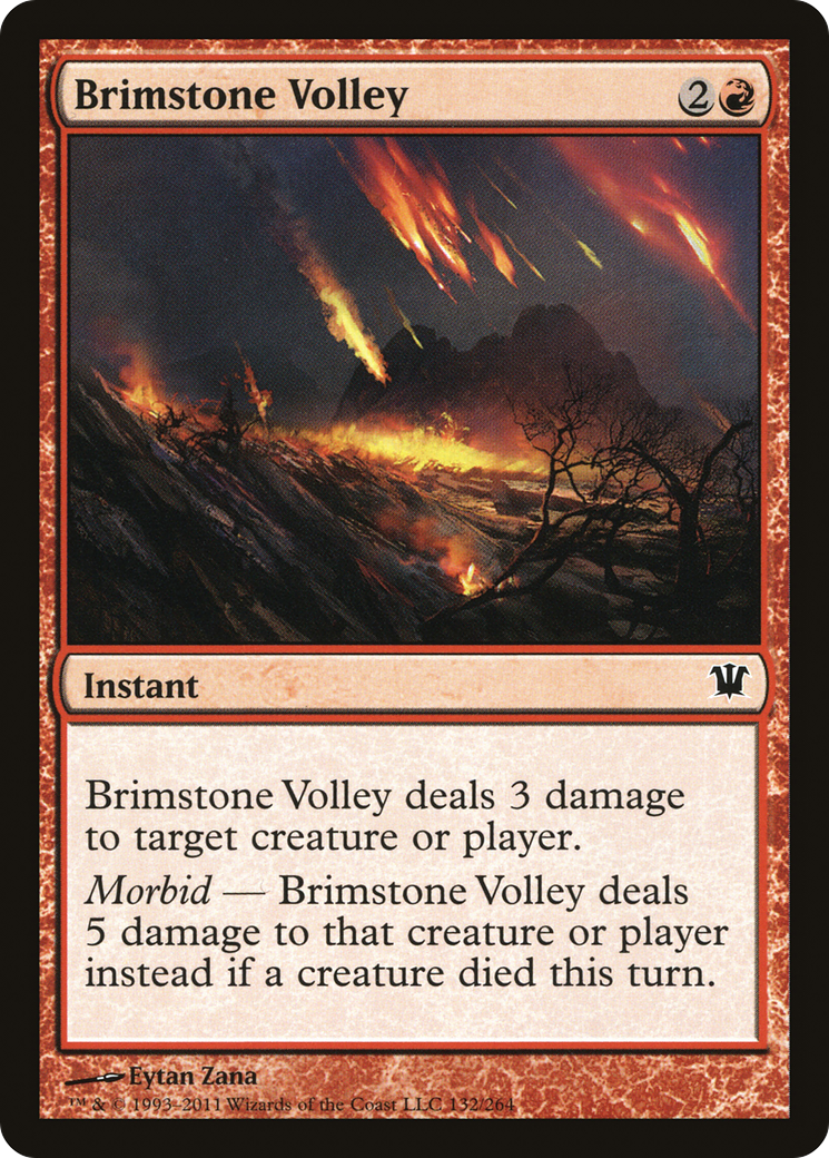 Brimstone Volley [Innistrad] | Silver Goblin