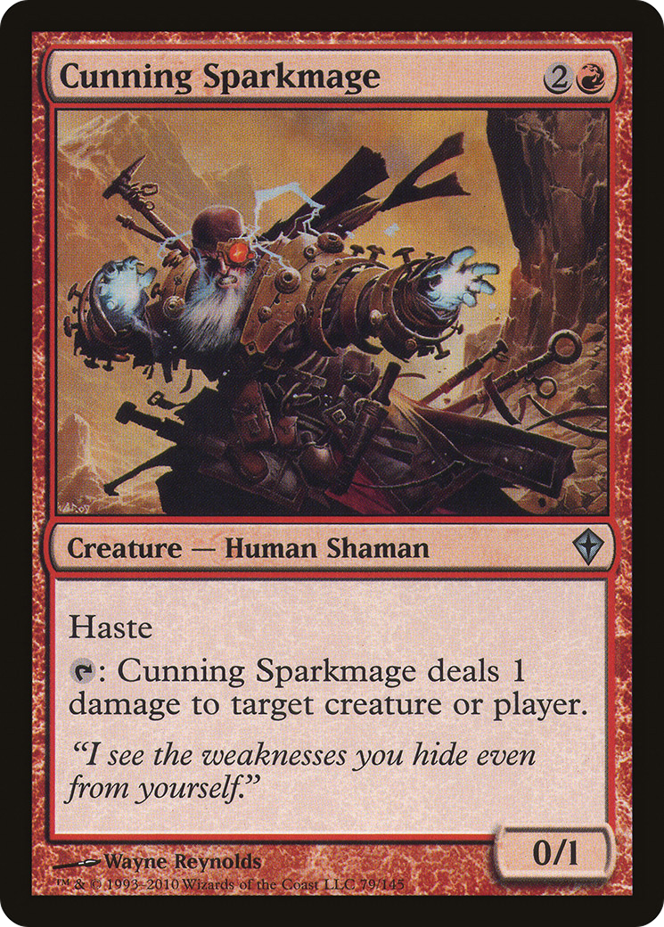 Cunning Sparkmage [Worldwake] | Silver Goblin