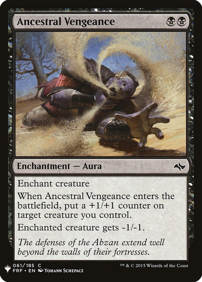 Ancestral Vengeance [Mystery Booster] | Silver Goblin