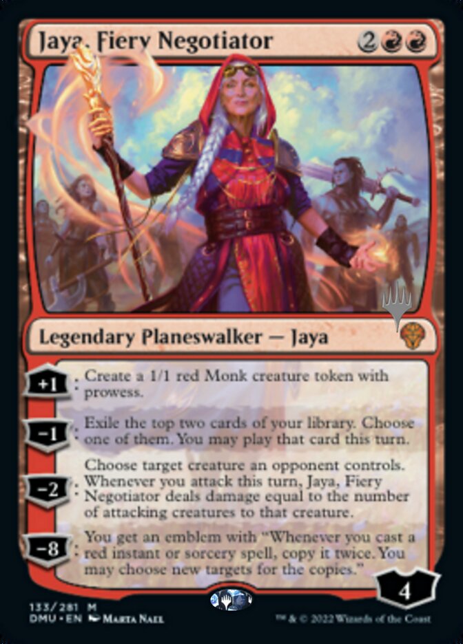 Jaya, Fiery Negotiator (Promo Pack) [Dominaria United Promos] | Silver Goblin