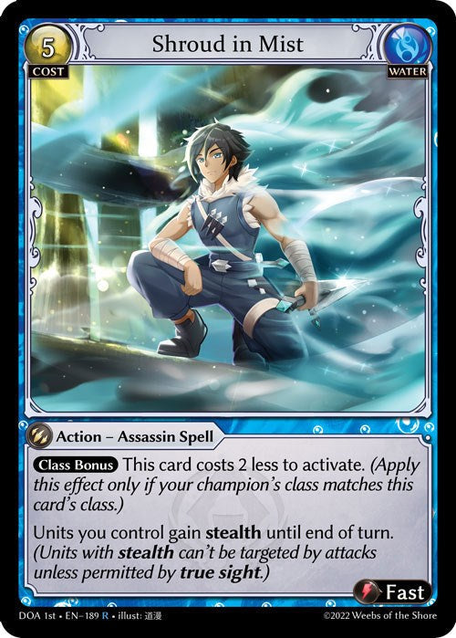 Shroud in Mist (189) [Dawn of Ashes: 1st Edition] Foil