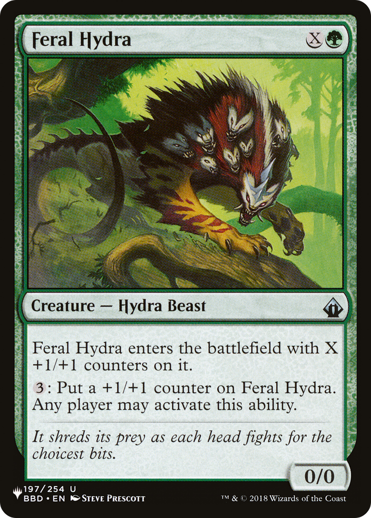 Feral Hydra [The List Reprints] | Silver Goblin