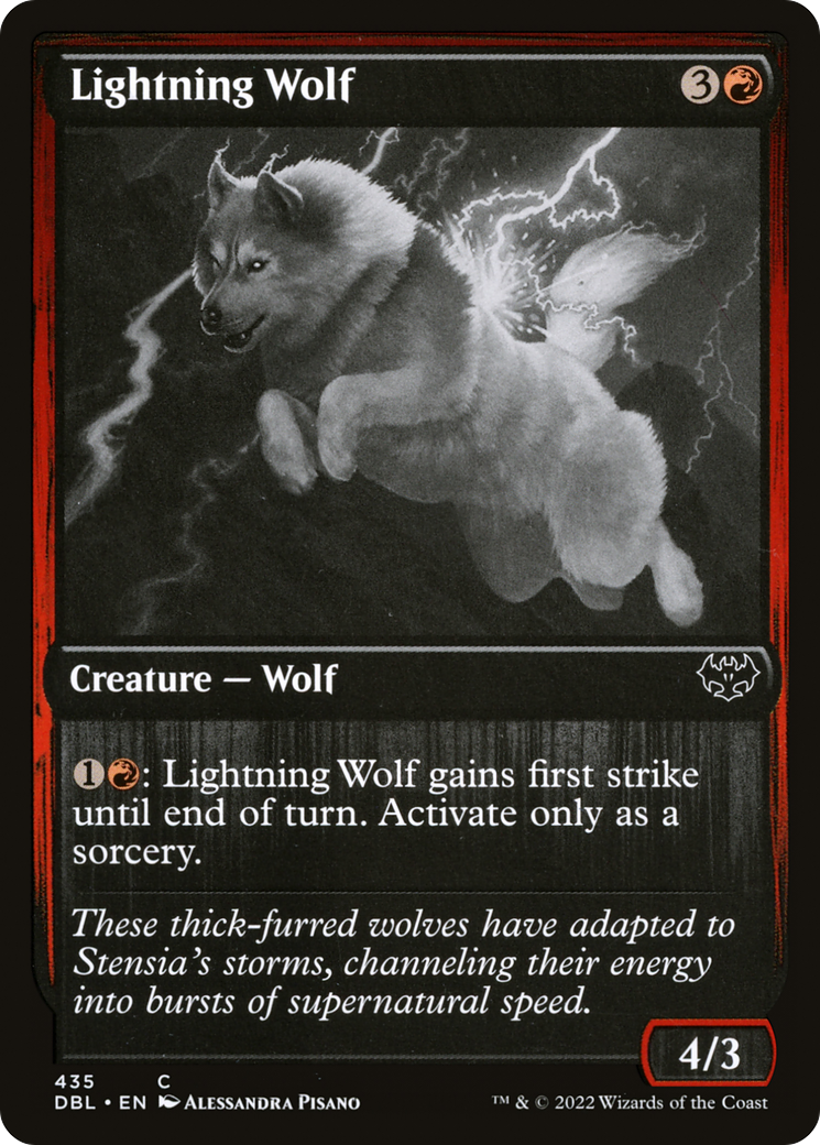 Lightning Wolf [Innistrad: Double Feature] | Silver Goblin