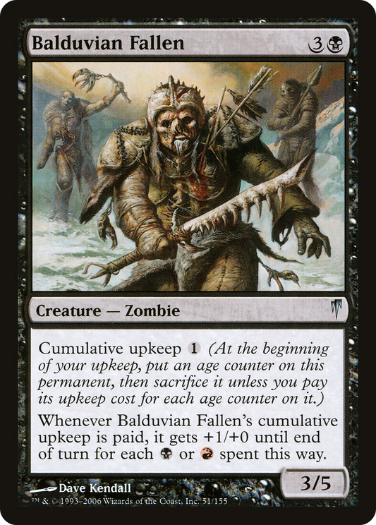 Balduvian Fallen [Coldsnap] Foil