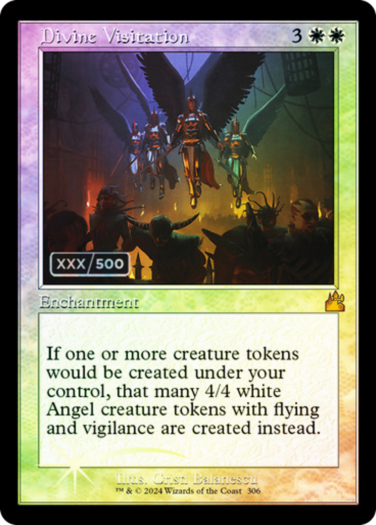 Divine Visitation (Retro) (Serialized) [Ravnica Remastered] | Silver Goblin