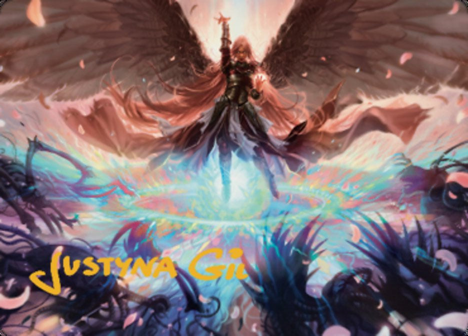 Iridian Maelstrom Art Card (Gold-Stamped Signature) [Dominaria United Art Series]