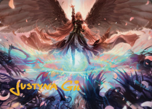 Iridian Maelstrom Art Card (Gold-Stamped Signature) [Dominaria United Art Series]