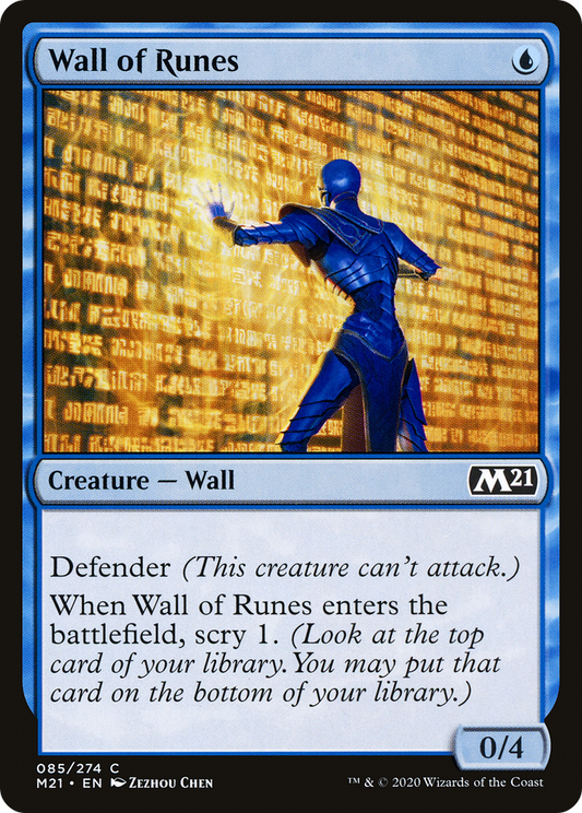 Wall of Runes [Core Set 2021]