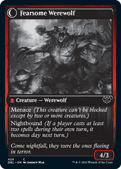 Fearful Villager // Fearsome Werewolf [Innistrad: Double Feature] | Silver Goblin