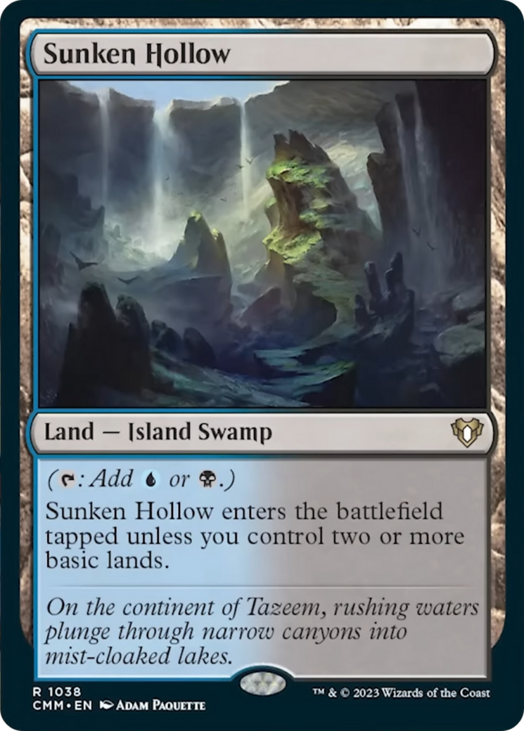 Sunken Hollow [Commander Masters] | Silver Goblin