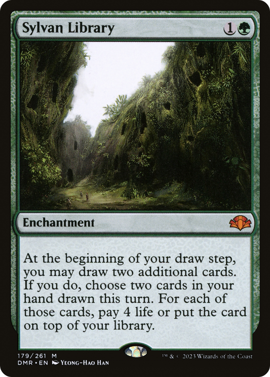 Sylvan Library [Dominaria Remastered] Foil
