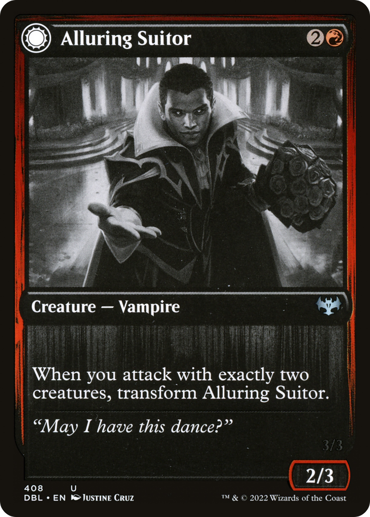 Alluring Suitor // Deadly Dancer [Innistrad: Double Feature] Foil