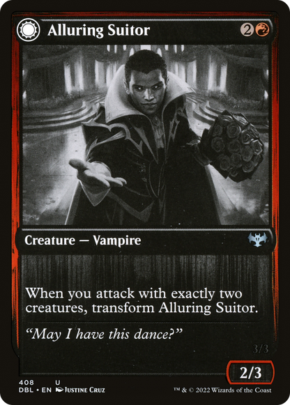 Alluring Suitor // Deadly Dancer [Innistrad: Double Feature] Foil