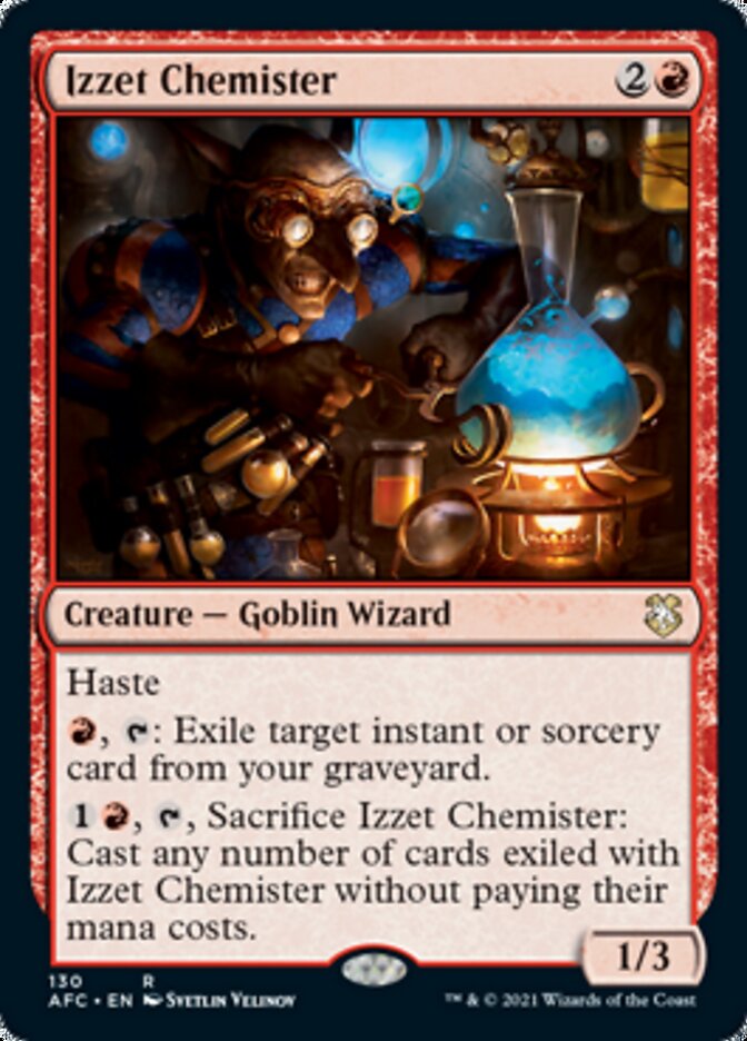 Izzet Chemister [Dungeons & Dragons: Adventures in the Forgotten Realms Commander] | Silver Goblin