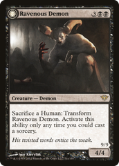 Ravenous Demon // Archdemon of Greed [Dark Ascension] | Silver Goblin