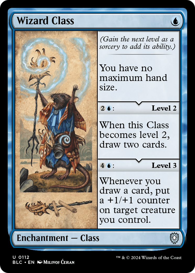 Wizard Class [Bloomburrow Commander]