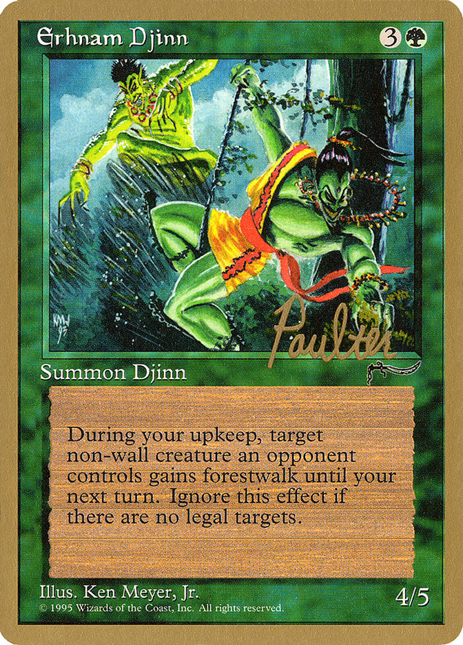 Erhnam Djinn (Preston Poulter) [Pro Tour Collector Set] | Silver Goblin