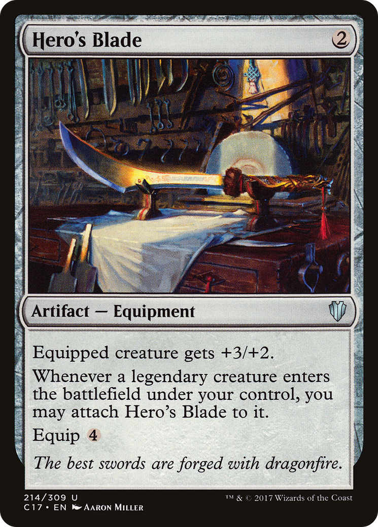 Hero's Blade [Commander 2017] | Silver Goblin