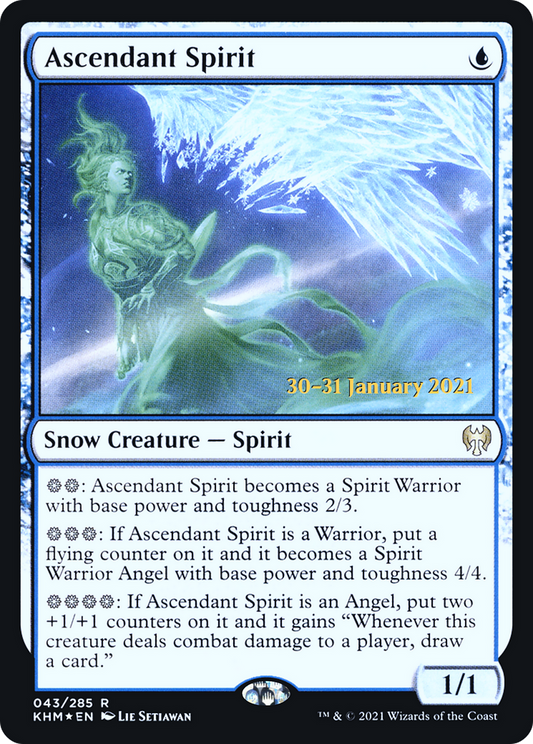 Ascendant Spirit [Kaldheim Prerelease Promos]