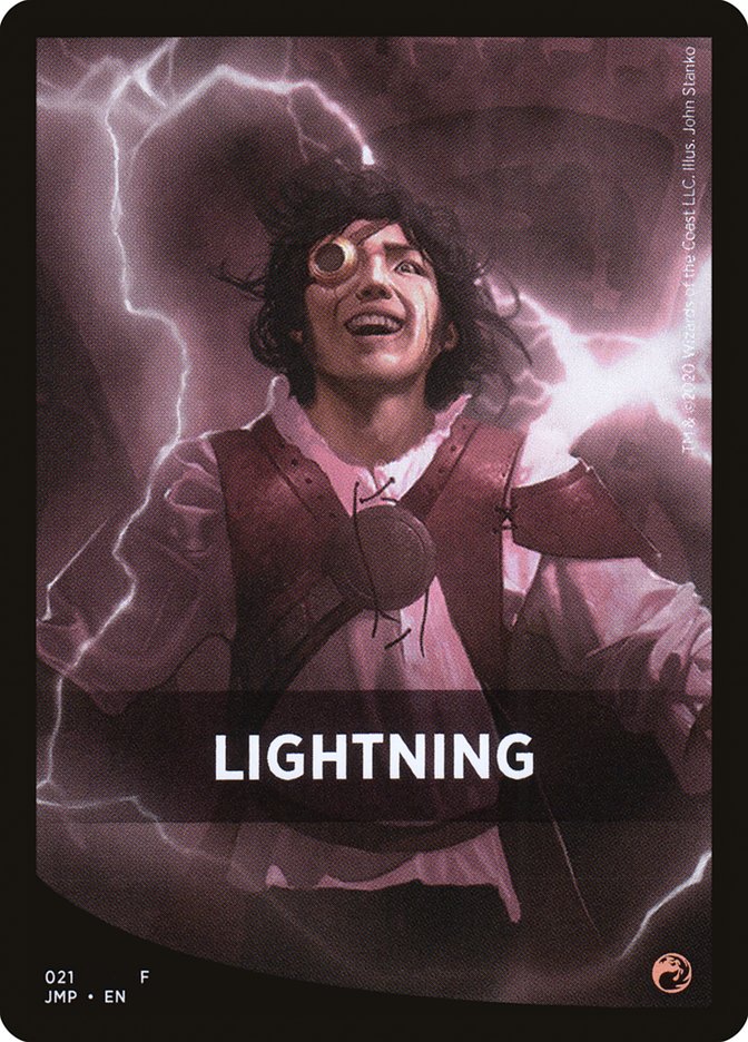 Lightning Theme Card [Jumpstart Front Cards] | Silver Goblin