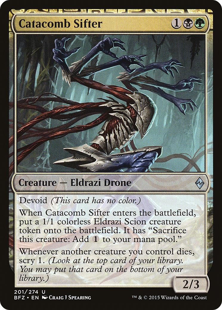 Catacomb Sifter [Battle for Zendikar] | Silver Goblin