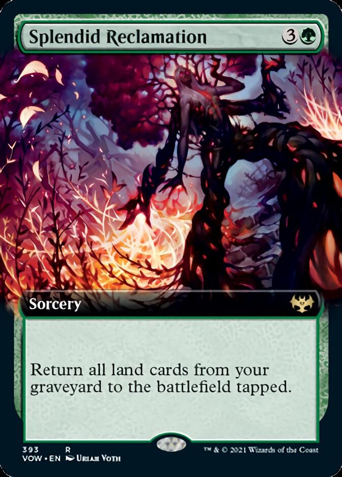 Splendid Reclamation (Extended Art) [Innistrad: Crimson Vow] | Silver Goblin