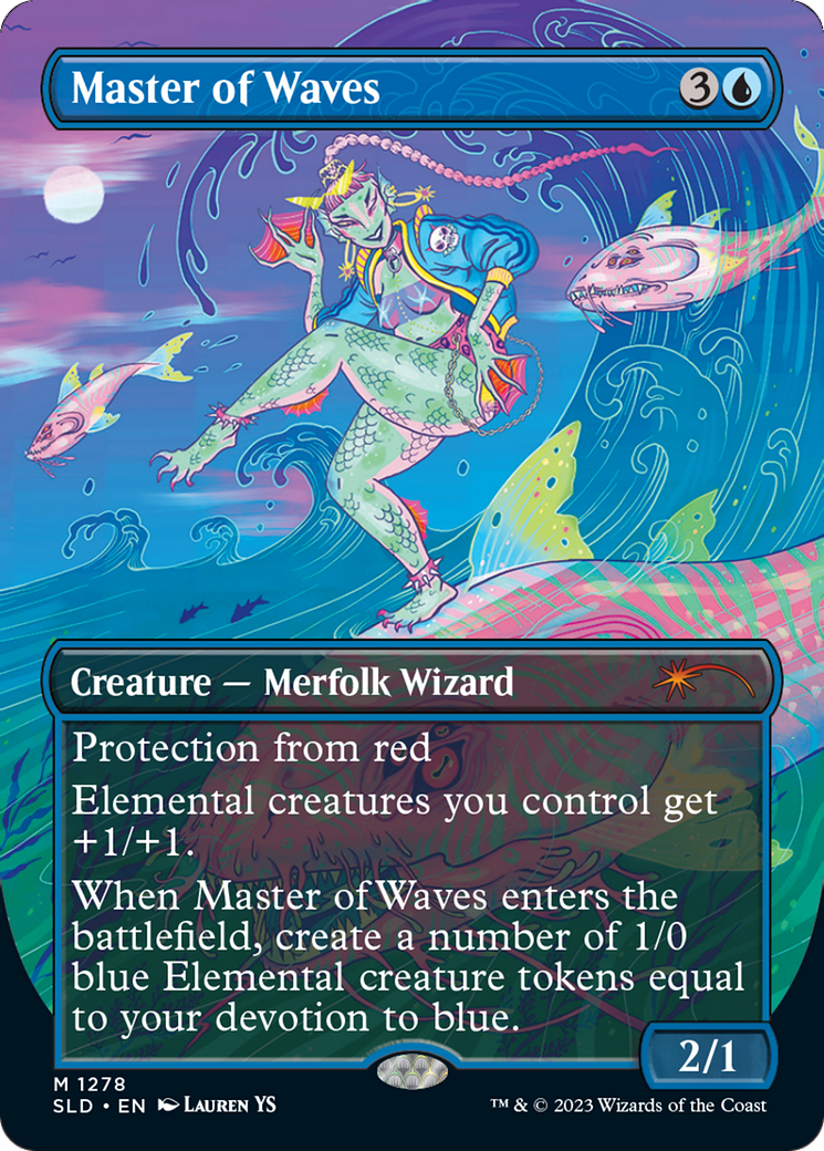 Master of Waves (Borderless) [Secret Lair Drop Series] | Silver Goblin