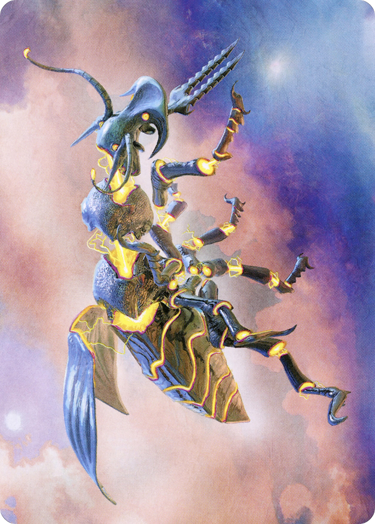 Zabaz, the Glimmerwasp Art Card [Modern Horizons 2 Art Series] | Silver Goblin