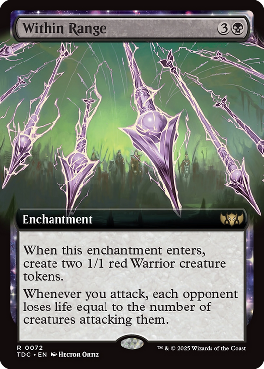 Within Range (Extended Art) (072) - Commander: Tarkir: Dragonstorm