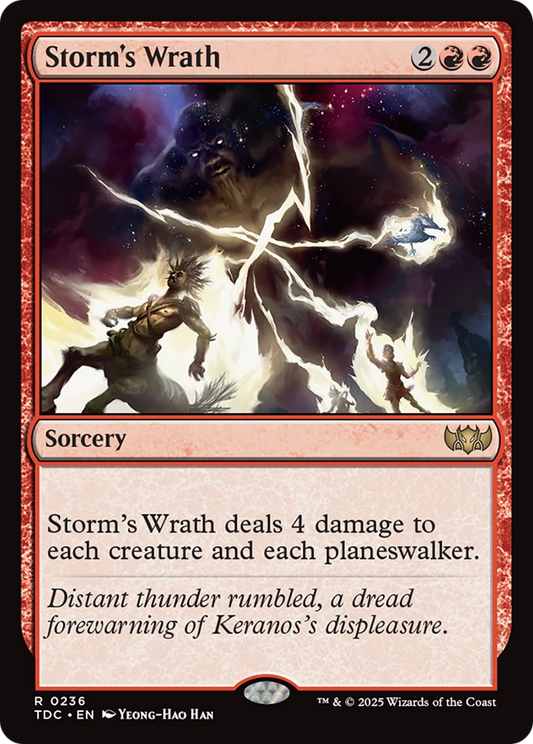 Storm's Wrath (236) - Commander: Tarkir: Dragonstorm