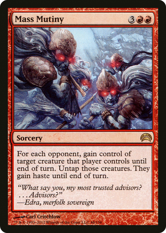 Mass Mutiny [Planechase 2012] Foil