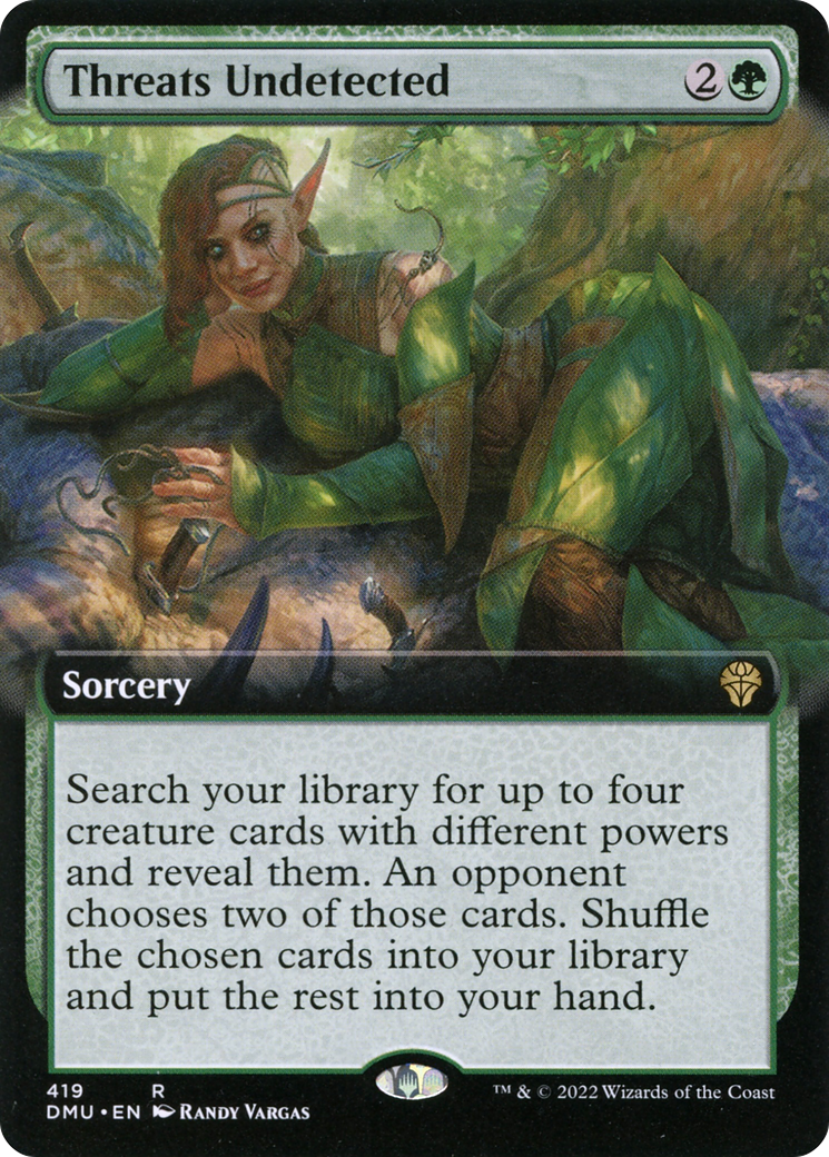 Threats Undetected (Extended Art) [Dominaria United] | Silver Goblin