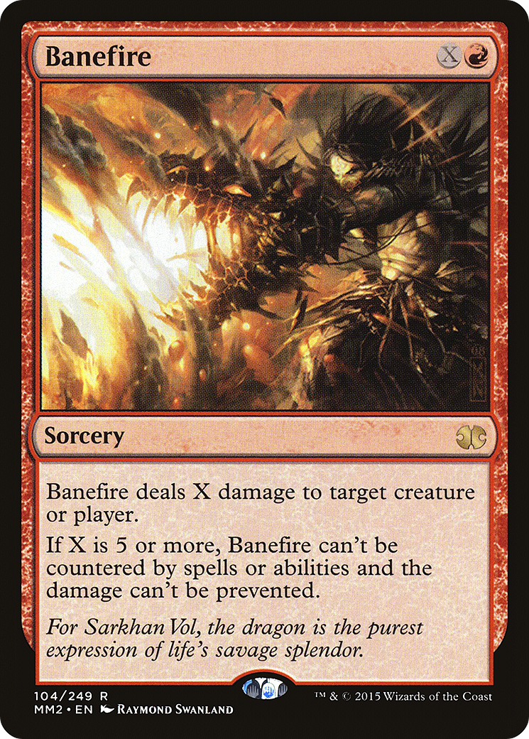Banefire [Modern Masters 2015] Foil