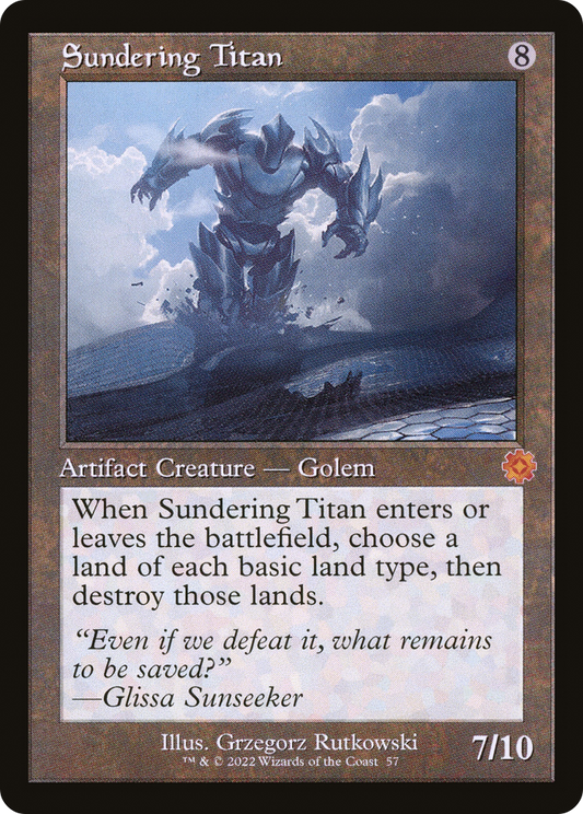 Sundering Titan (Retro) [The Brothers' War Retro Artifacts]