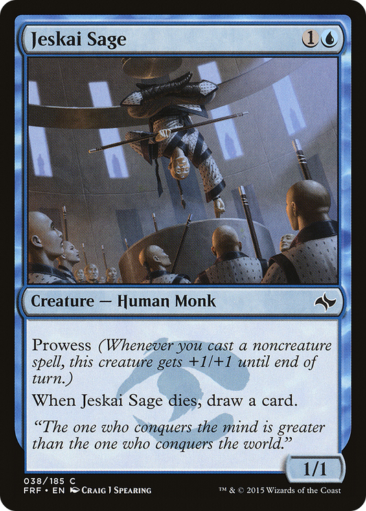 Jeskai Sage [Fate Reforged] Foil