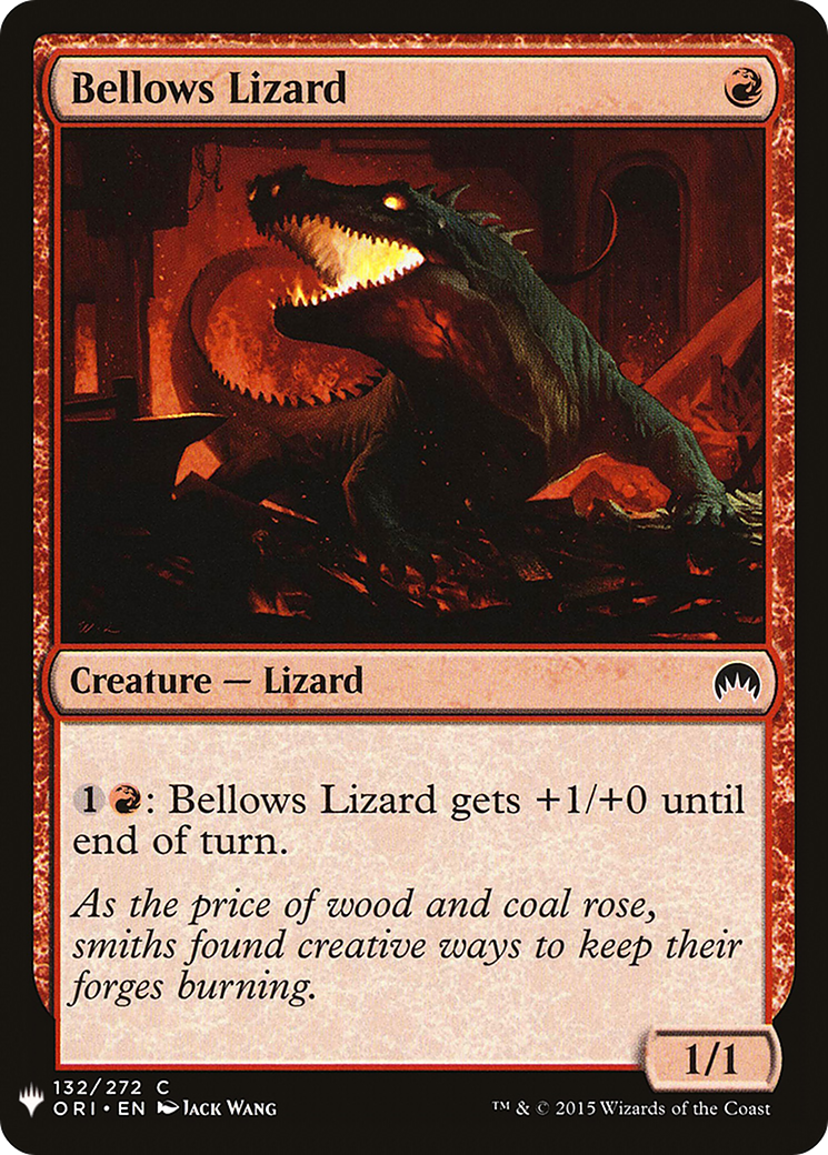 Bellows Lizard [Mystery Booster] | Silver Goblin