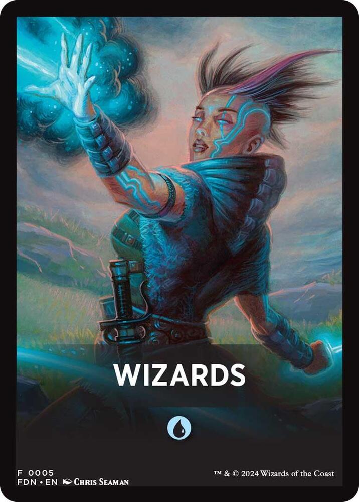 Wizards Theme Card [Foundations] | Silver Goblin