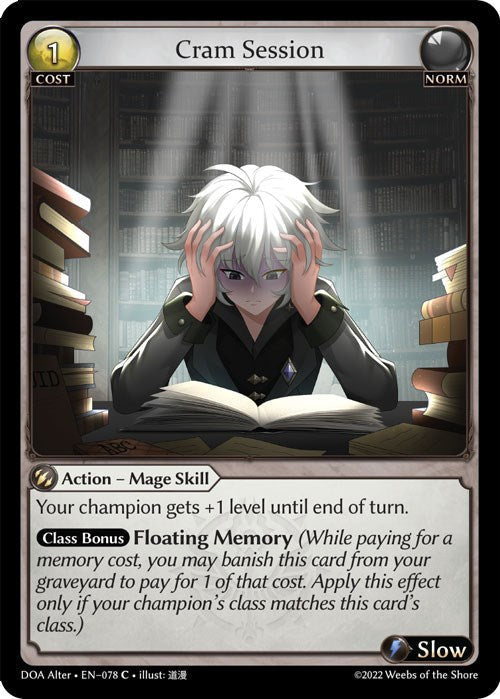 Cram Session (078) [Dawn of Ashes: Alter Edition] Foil