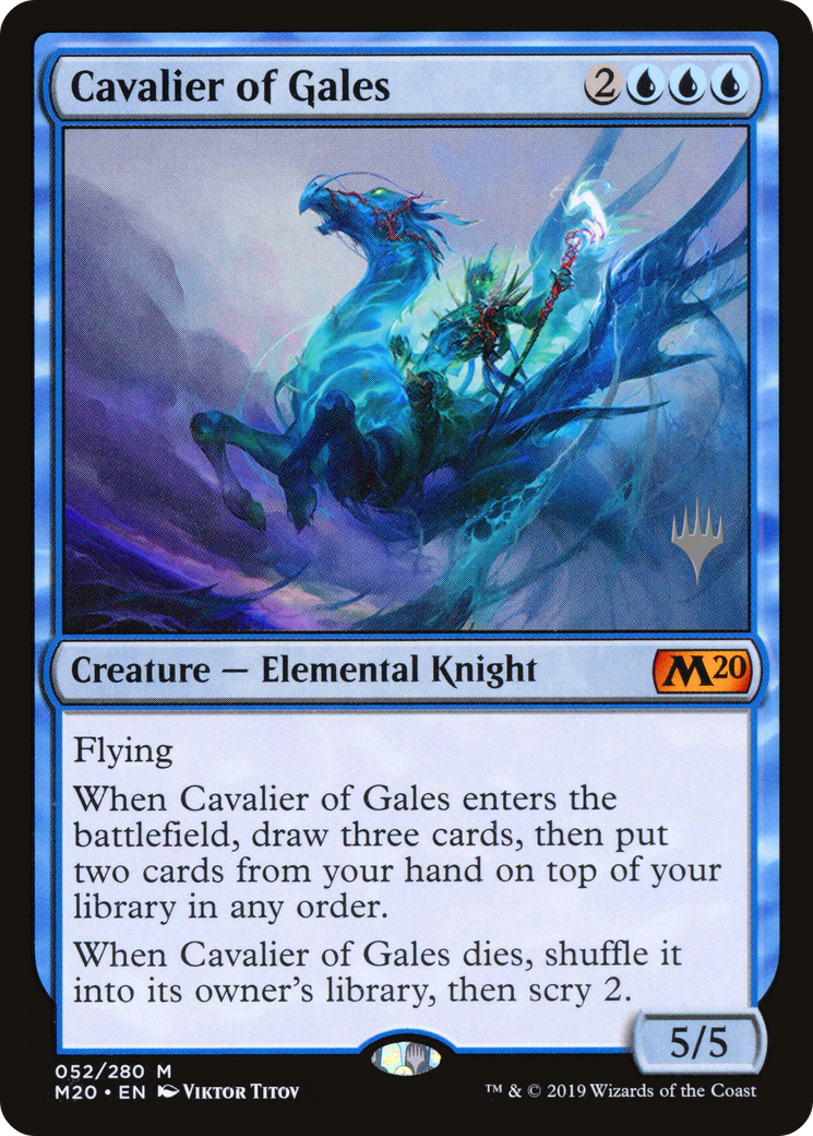 Cavalier of Gales (Promo Pack) [Core Set 2020 Promos] | Silver Goblin