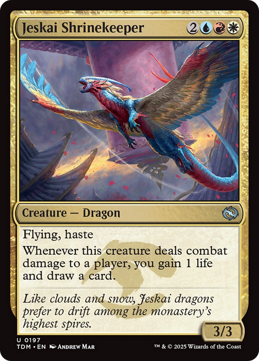 Jeskai Shrinekeeper (197) Foil - Tarkir: Dragonstorm