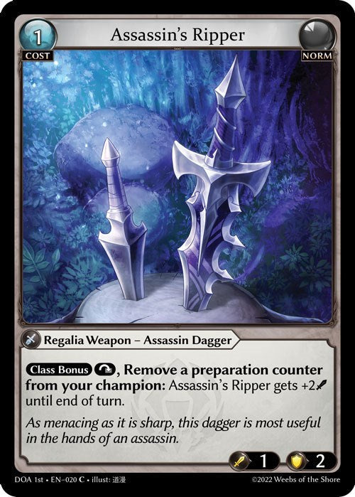 Assassin's Ripper (020) [Dawn of Ashes: 1st Edition] Foil